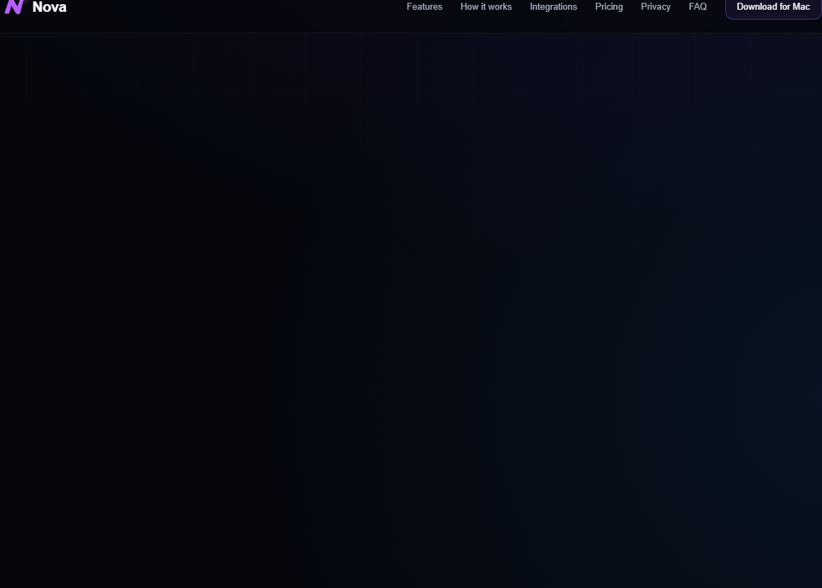 Nova use cases: shopping, research, browser, email, documents, travel